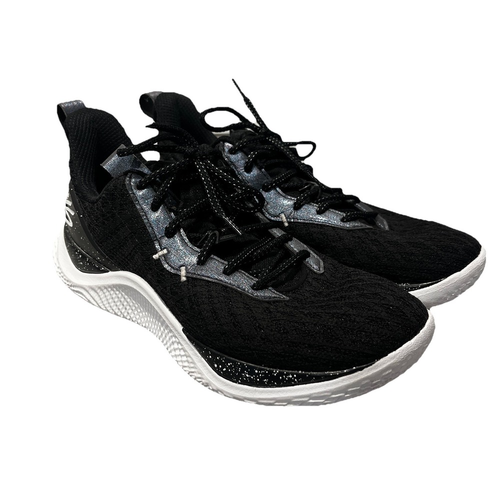 Under Armour Curry Flow 10 Low‎ Basketball Shoes Black 3026624 Men's Size 12